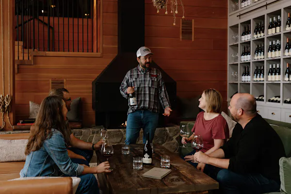 furniture, wood, table, drinkware, chair, alcoholic drink