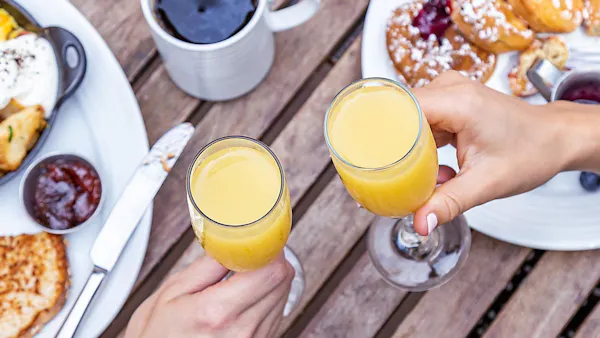 food, tableware, drinkware, orange juice, juice, ingredient