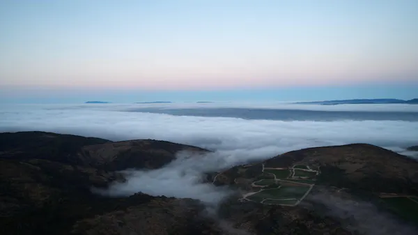 mountainous landforms, atmospheric phenomenon, mountain, hill, highland, terrain