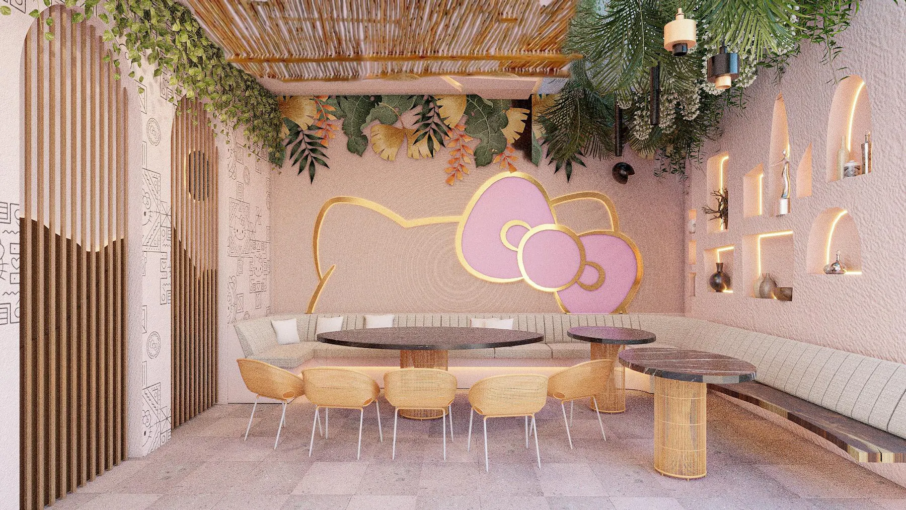 Hello kitty caf canc n canc n q r tock
