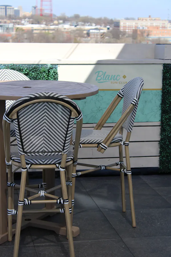 furniture, chair, outdoor furniture, metal, outdoor table, iron