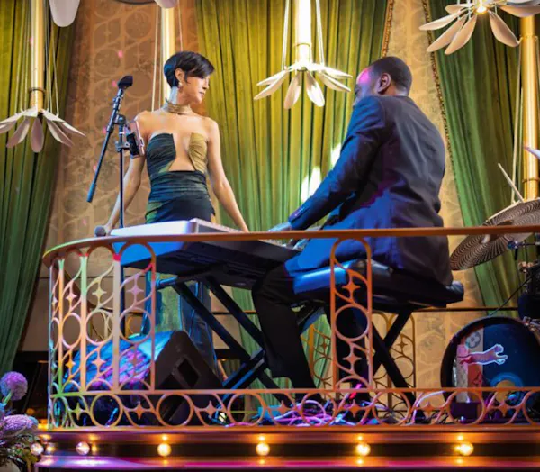 event, entertainment, dress, performing arts, performance, curtain