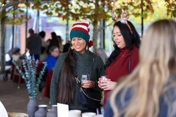 happiness, smile, jacket, winter, holiday, scarf