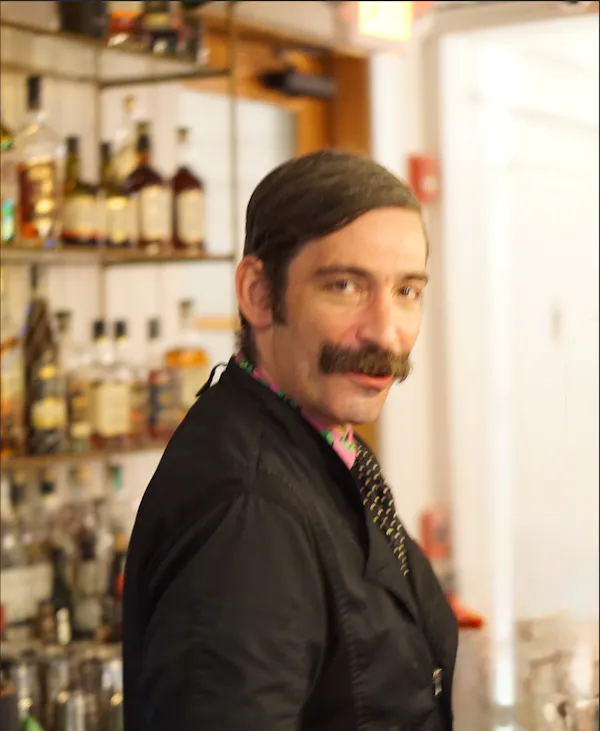 facial hair, moustache, beard, dress shirt, bar, alcohol