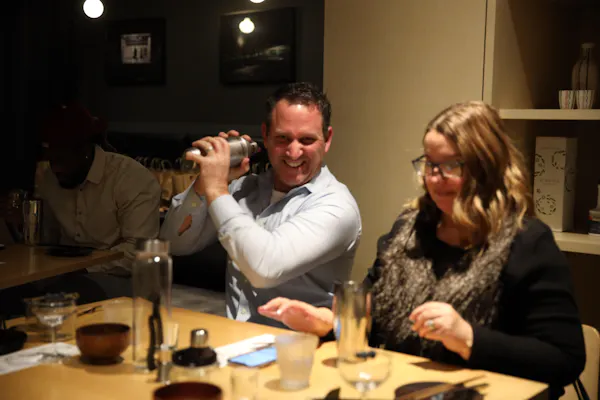 hand, drinkware, tableware, shirt, barware, conversation