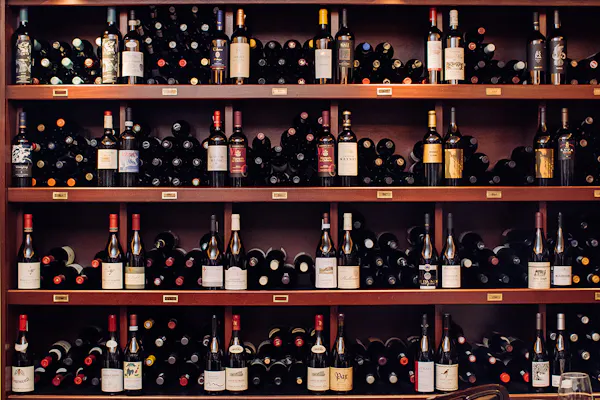 bottle, alcoholic drink, shelving, glass bottle, wine bottle, wine cellar
