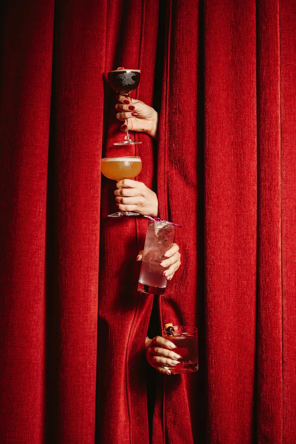 red, curtain, alcoholic drink, theater drapes and stage curtains, campari, stemware