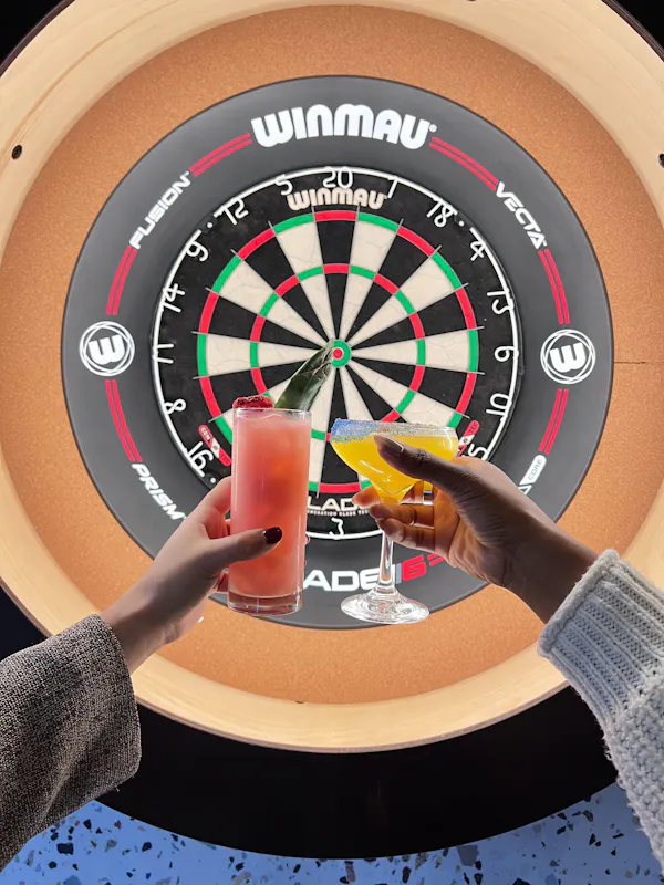 logo, dartboard