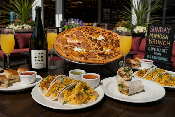 food, tableware, ingredient, pizza, table, recipe
