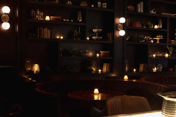 chair, building, tints and shades, table, darkness, barware