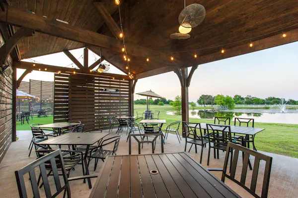 outdoor table, outdoor furniture, furniture, shade, restaurant, hardwood