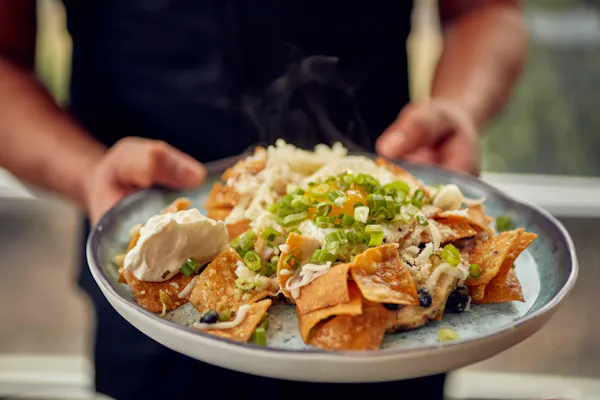 food, ingredient, tableware, nachos, fast food, recipe