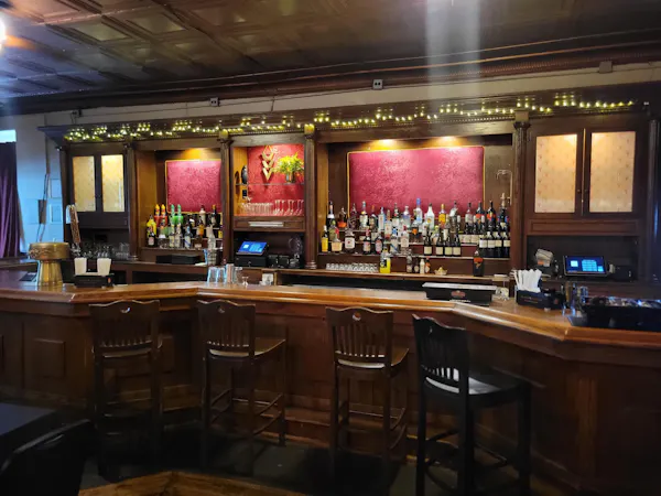furniture, lighting, flooring, table, barware, bar