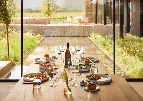 table, furniture, restaurant, serveware, dishware, kitchen & dining room table