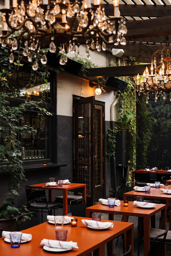 table, furniture, plant, decoration, building, ornament