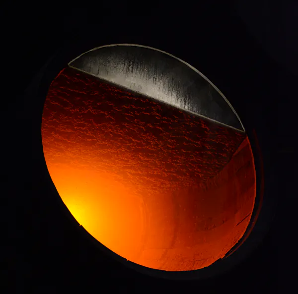 red, orange, heat