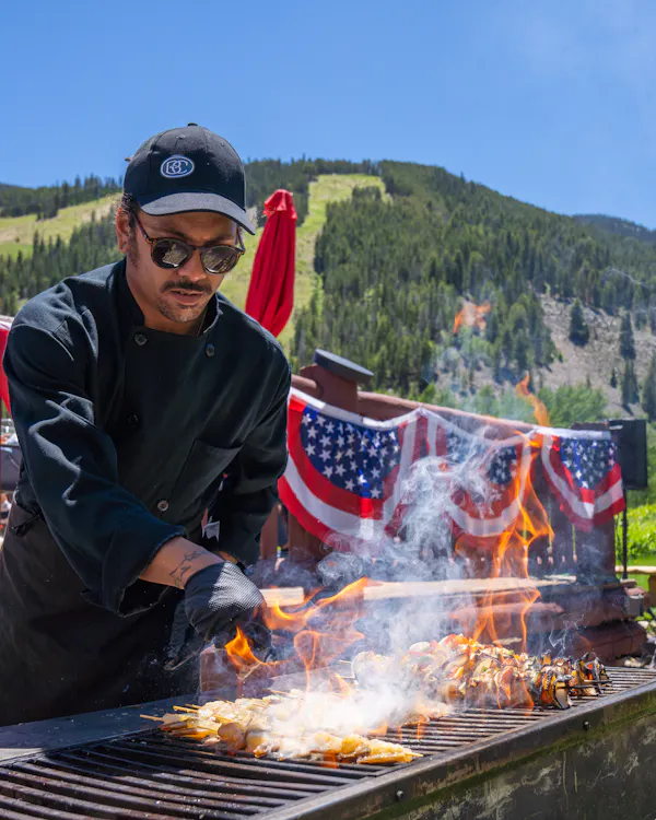 grilling, barbecue, cooking, outdoor grill, roasting, hat