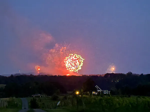 sky, fireworks, event, night, midnight, evening