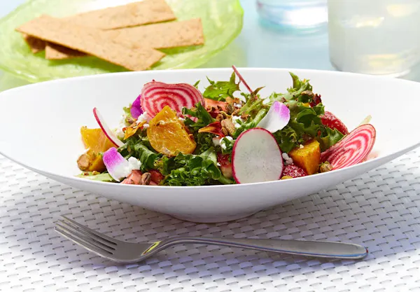 food, salad, tableware, leaf vegetable, ingredient, vegetable