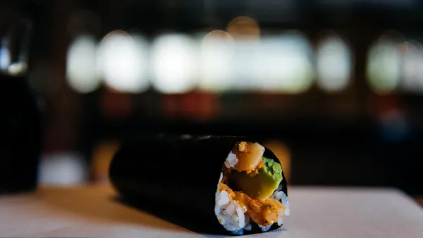 gimbap, sushi, gim, california roll, food, finger food