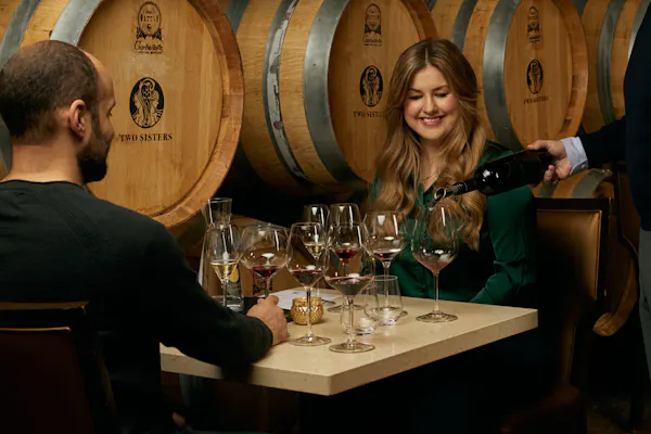 barrel, smile, tableware, stemware, drinkware, wine glass