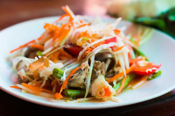 food, salad, ingredient, tableware, vegetable, carrot