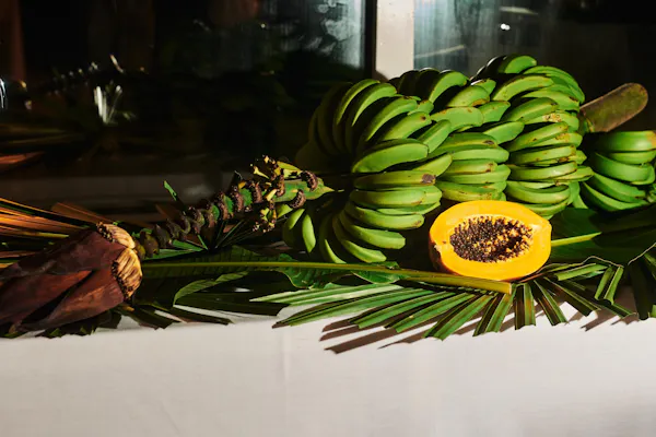 fruit, banana, produce, natural foods, bananas, cooking banana