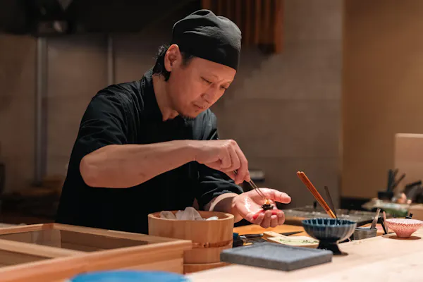 cooking, food, wood stain, cook, chopsticks, dishware