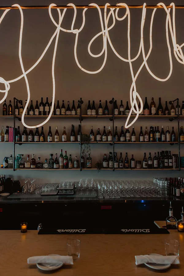 lighting, restaurant, glass, light fixture, barware, night