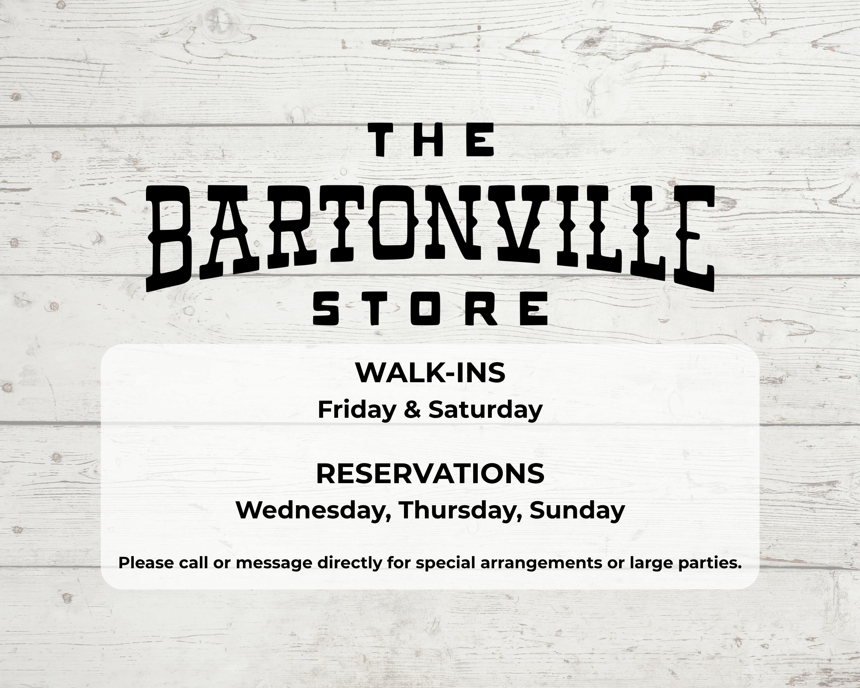 The Bartonville Store