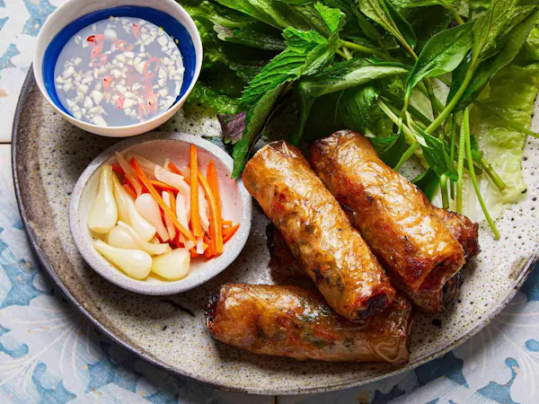 food, ingredient, tableware, nem, vegetable, recipe