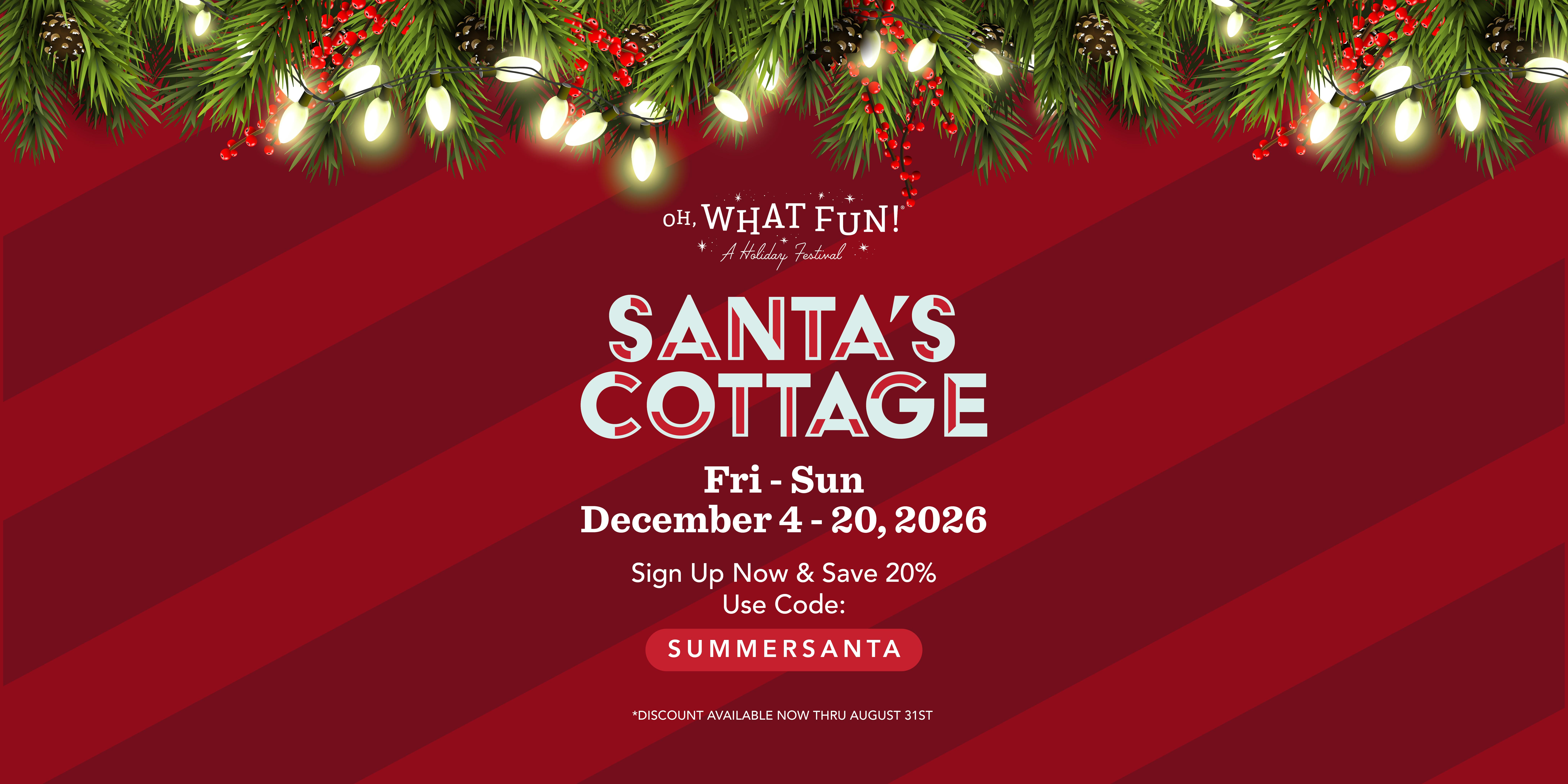 Lake Nona- Santa's Cottage Experience 