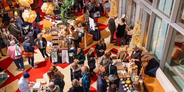 jeans, customer, crowd, bazaar, exhibition, retail