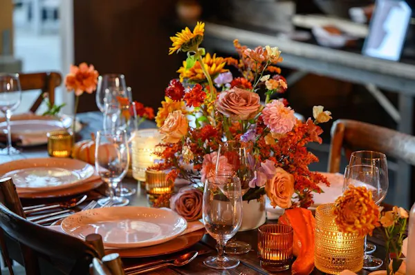 flower, flower bouquet, red, floristry, orange, flower arranging