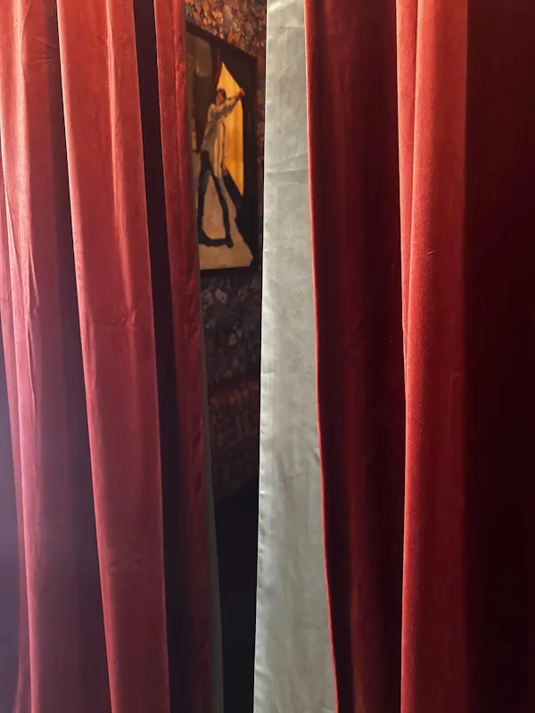 red, textile, curtain, brown, velvet, window treatment