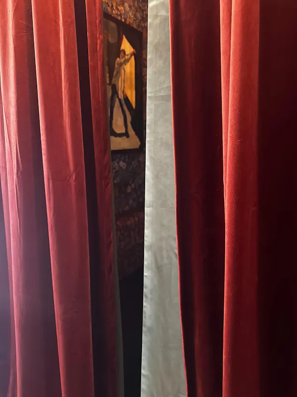 red, textile, curtain, brown, velvet, window treatment