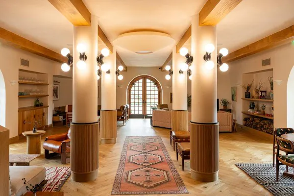 picture frame, lighting, wood, hall, building, floor