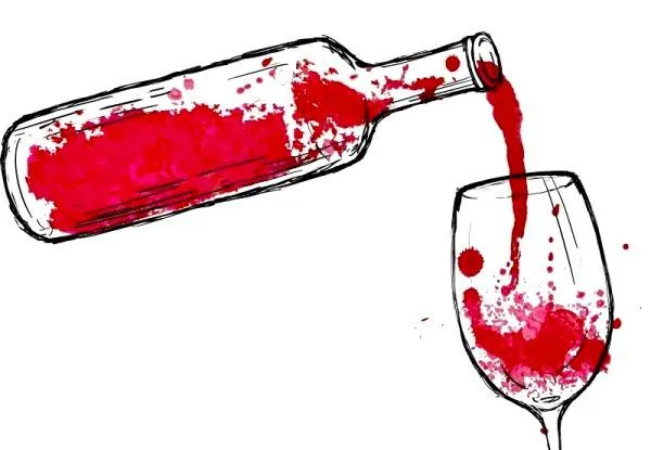 red, bottle, fluid, alcoholic drink, liquid, red wine