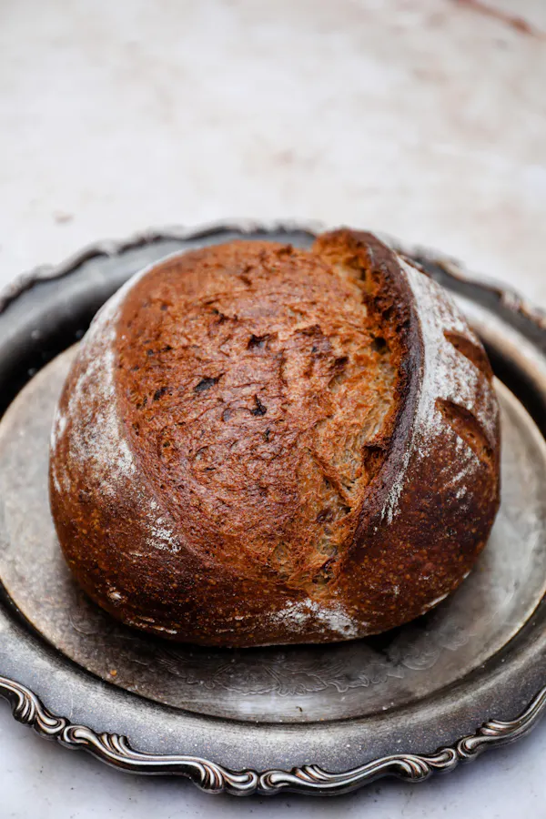 food, ingredient, bread, baking, sourdough, brown bread