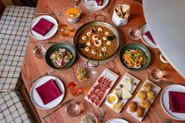 food, table, tableware, furniture, dishware, ingredient