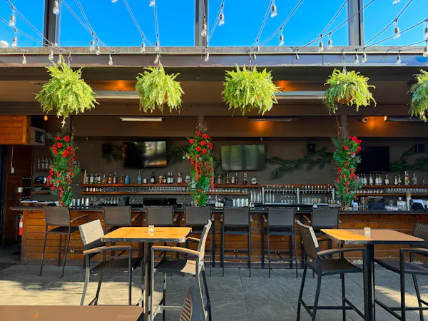 furniture, restaurant, chair, outdoor table, kitchen & dining room table, outdoor furniture