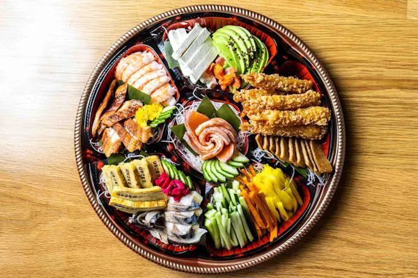 food, ingredient, sashimi, sushi, vegetable, fish slice