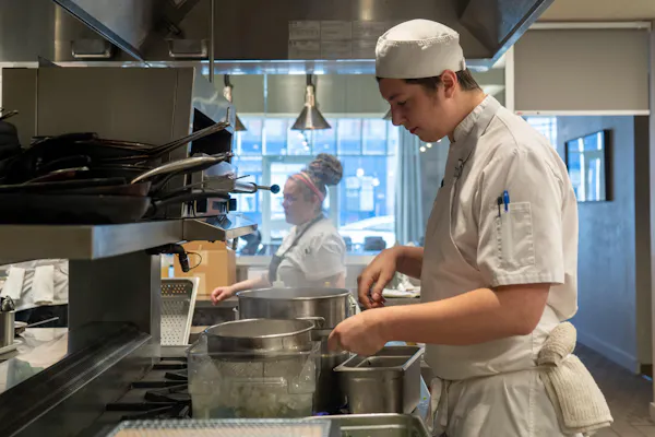 uniform, chef, cook, kitchen, chef's uniform, hat
