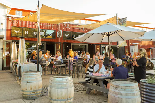 furniture, shade, restaurant, umbrella, chair, outdoor furniture