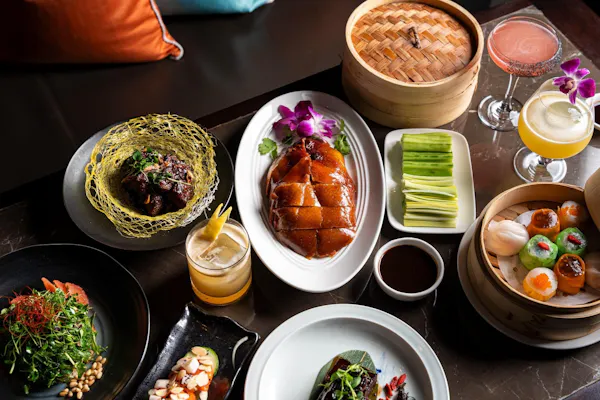 food, tableware, table, dishware, serveware, meat