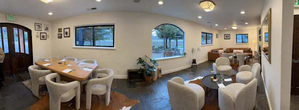 furniture, ceiling, chair, restaurant, kitchen & dining room table, hardwood