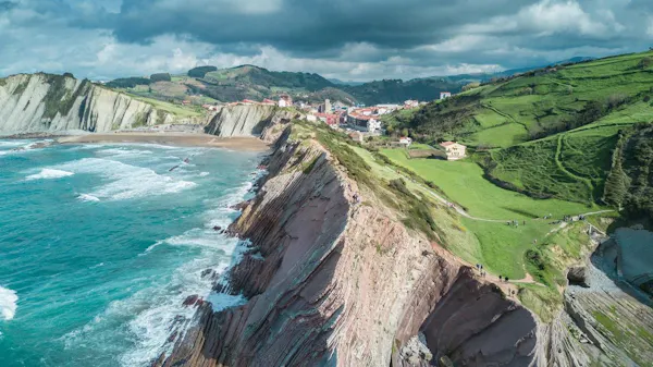 terrain, highland, coast, headland, cliff, geological formation