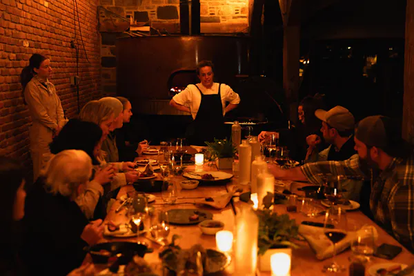 food, tableware, furniture, table, lighting, drinkware