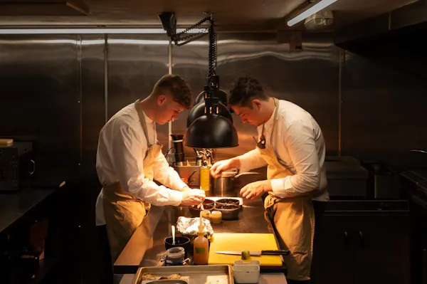 chef, kitchen, cooking, cook, uniform, countertop