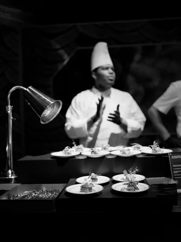 chef, monochrome photography, cook, black, hat, chef's uniform